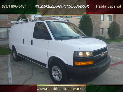 2020 Chevrolet Express for sale at RELIABLE AUTO NETWORK in Arlington TX