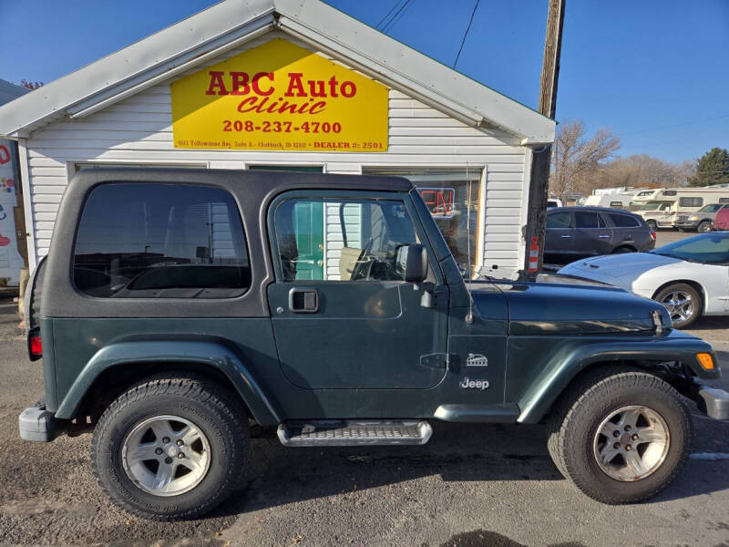 2004 Jeep Wrangler for sale at ABC AUTO CLINIC CHUBBUCK in Chubbuck ID