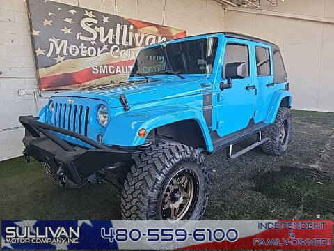 2017 Jeep Wrangler Unlimited for sale at SULLIVAN MOTOR COMPANY INC. in Mesa AZ