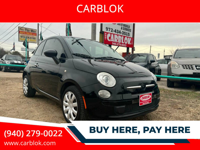 2015 FIAT 500 for sale at CARBLOK in Lewisville TX