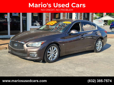 2014 Infiniti Q50 for sale at Mario's Used Cars - South Houston Location in South Houston TX