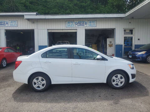 2016 Chevrolet Sonic for sale at Dave's Garage & Auto Sales in East Peoria IL