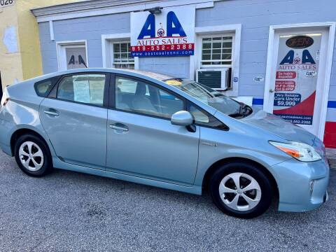 2012 Toyota Prius for sale at A&A Auto Sales llc in Fuquay Varina NC