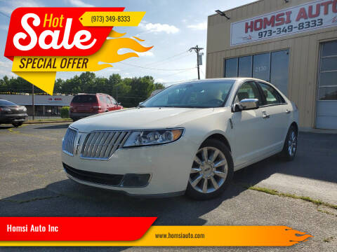 2012 Lincoln MKZ for sale at Homsi Auto Inc in Kannapolis NC