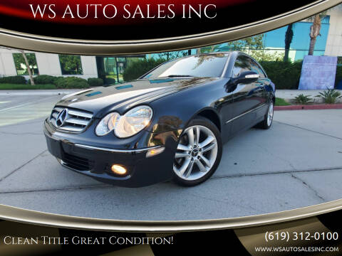 2006 Mercedes-Benz CLK for sale at WS AUTO SALES INC in El Cajon CA