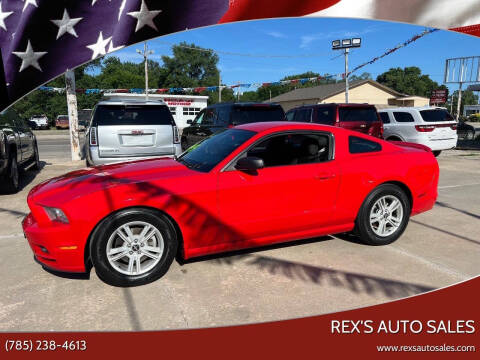 2014 Ford Mustang for sale at Rex's Auto Sales in Junction City KS