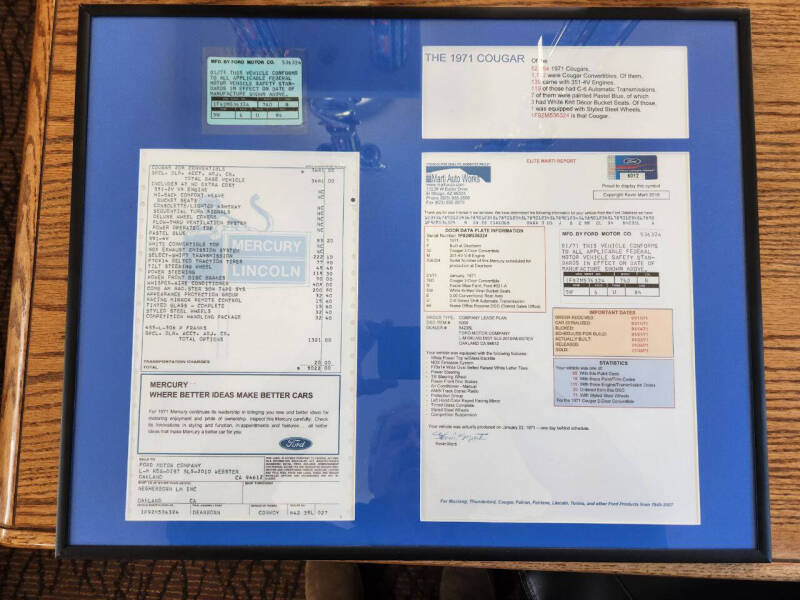 1971 Mercury Cougar