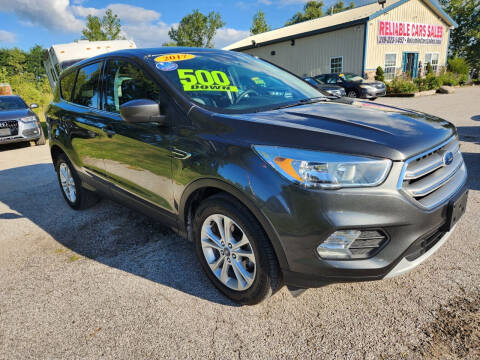 2017 Ford Escape for sale at Reliable Cars Sales Inc. in Michigan City IN