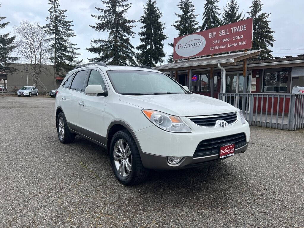 2012 Hyundai Veracruz for sale at PLATINUM AUTO SALES INC in Lacey, WA