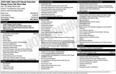 2025 GMC Sierra EV Denali