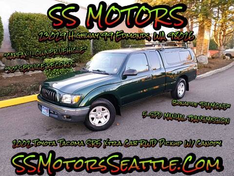 2002 Toyota Tacoma for sale at SS MOTORS LLC in Edmonds WA