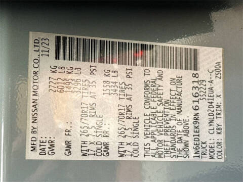 2024 Nissan Frontier PRO-4X