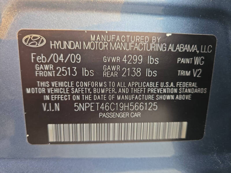 2009 Hyundai Sonata GLS