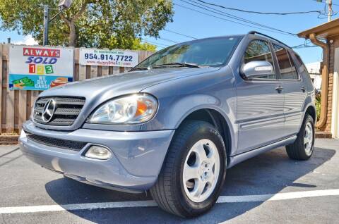 2004 Mercedes-Benz M-Class for sale at ALWAYSSOLD123 INC in Fort Lauderdale FL