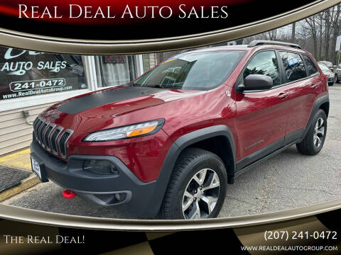 2015 Jeep Cherokee for sale at Real Deal Auto Sales in Auburn ME