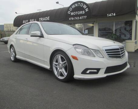 2011 Mercedes-Benz E-Class for sale at DOWNTOWN MOTORS in Macon GA