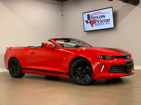 2018 Chevrolet Camaro for sale at Texas Prime Motors in Houston TX