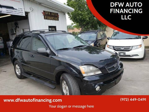 2005 Kia Sorento for sale at Bad Credit Call Fadi in Dallas TX