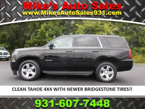 2015 Chevrolet Tahoe for sale at Mike's Auto Sales in Shelbyville TN