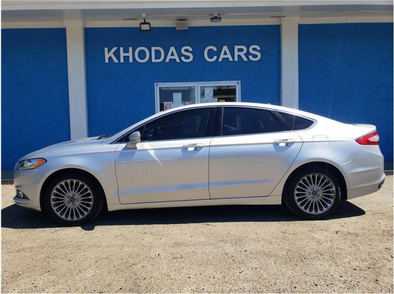 2016 Ford Fusion for sale at Khodas Cars in Gilroy CA