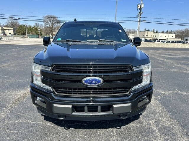 Used 2018 Ford F-150 Lariat with VIN 1FTFW1E10JFE43523 for sale in Marion, OH
