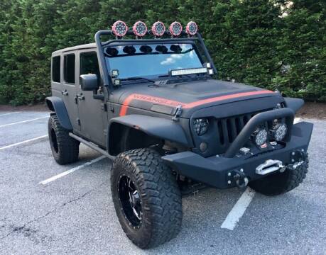 2013 Jeep Wrangler Unlimited for sale at Limitless Garage Inc. in Rockville MD