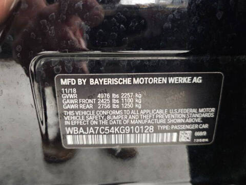 2019 BMW 5 Series 530i xDrive