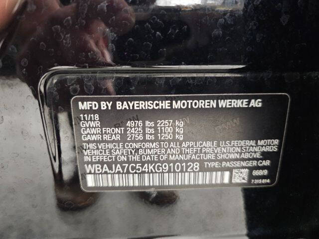 2019 BMW 5 Series 530i xDrive