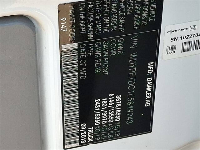 2014 Freightliner Sprinter 2500