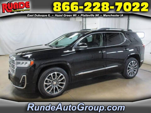 2022 GMC Acadia for sale at Runde PreDriven in Hazel Green WI