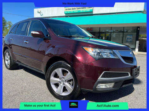2012 Acura MDX for sale at Action Auto Specialist in Norfolk VA