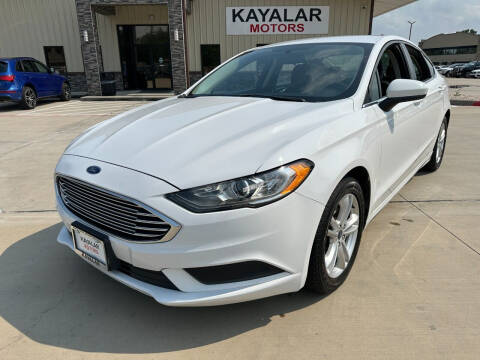 2018 Ford Fusion for sale at KAYALAR MOTORS SUPPORT CENTER in Houston TX