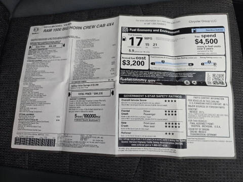 2014 RAM 1500 Big Horn