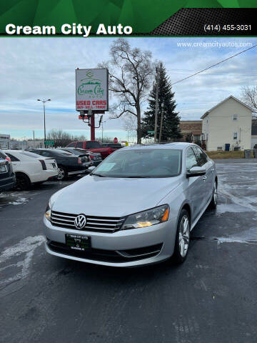 2014 Volkswagen Passat for sale at Cream City Auto in Milwaukee WI