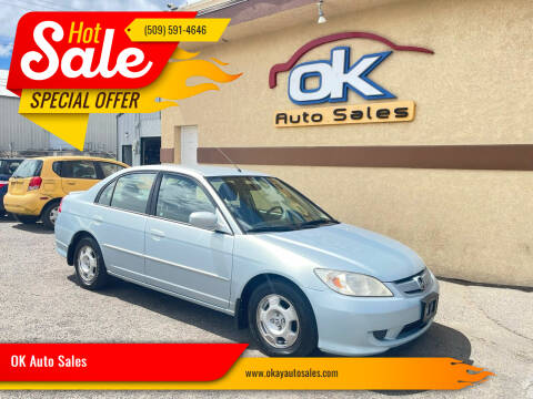 2004 Honda Civic for sale at OK Auto Sales in Kennewick WA