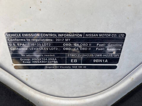 2017 Nissan Frontier