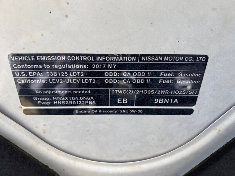 2017 Nissan Frontier