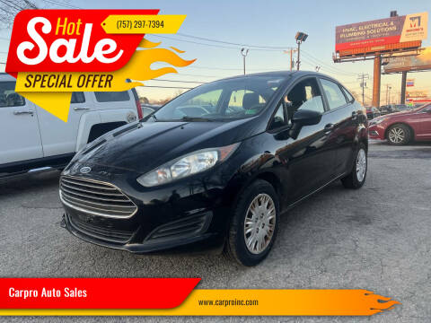 2017 Ford Fiesta for sale at Carpro Auto Sales in Chesapeake VA