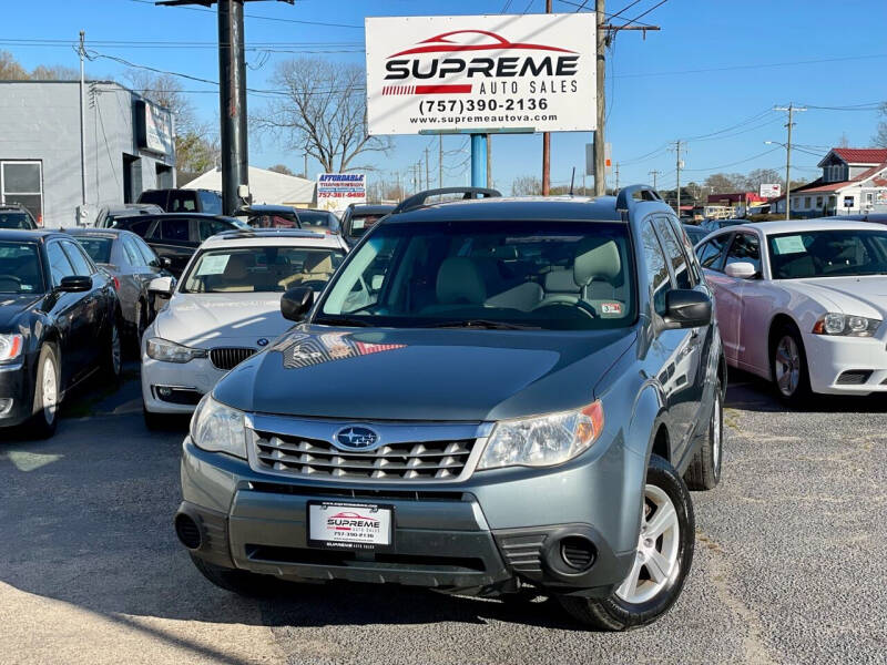 2011 Subaru Forester for sale at Supreme Auto Sales in Chesapeake VA