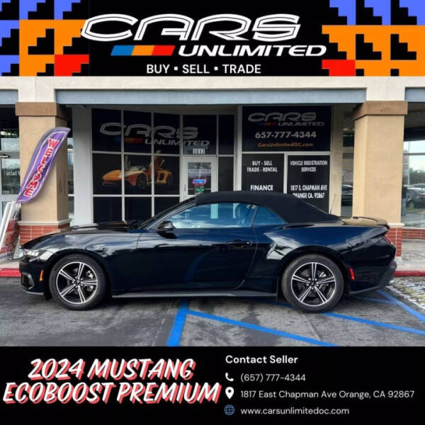 2024 Ford Mustang for sale at Cars Unlimited OC in Orange CA