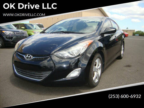 2013 Hyundai Elantra for sale at OK Drive LLC in Federal Way WA