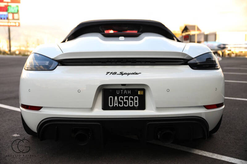 2022 Porsche 718 Boxster Spyder