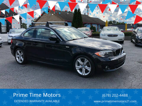 2013 BMW 1 Series for sale at Prime Time Motors in Marietta GA