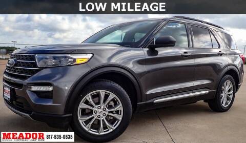 2020 Ford Explorer for sale at Meador Dodge Chrysler Jeep RAM in Fort Worth TX