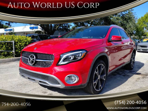 2019 Mercedes-Benz GLA for sale at Auto World US Corp in Plantation FL