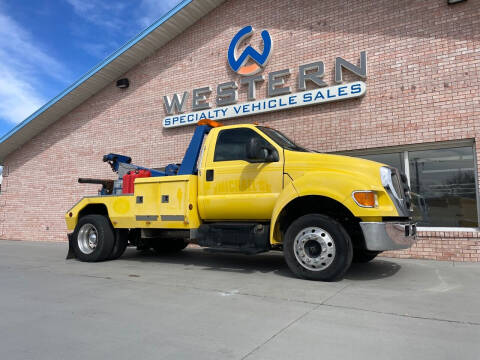 2007 Ford F-650 Wrecker Tow Truck for sale at Western Specialty Vehicle Sales in Braidwood IL