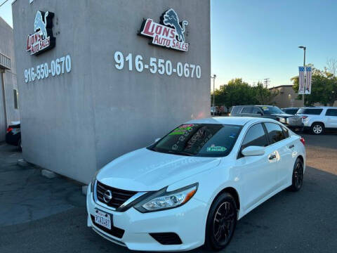 2016 Nissan Altima for sale at LIONS AUTO SALES in Sacramento CA