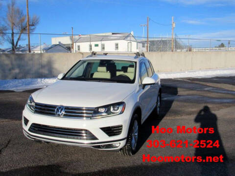 2016 Volkswagen Touareg for sale at HOO MOTORS in Kiowa CO