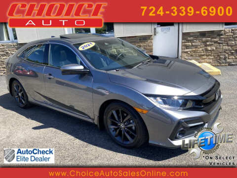 2021 Honda Civic for sale at CHOICE AUTO SALES in Murrysville PA