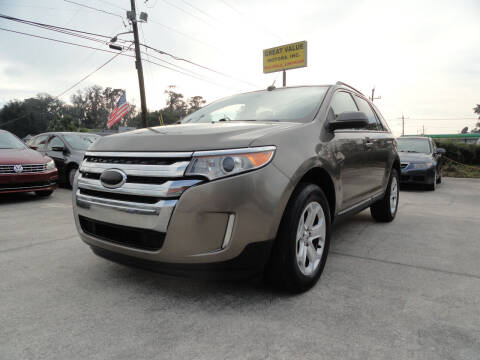 2013 Ford Edge for sale at GREAT VALUE MOTORS in Jacksonville FL
